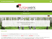 Tablet Screenshot of futonwerk.com