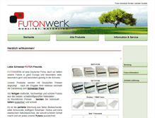 Tablet Screenshot of futonwerk.ch